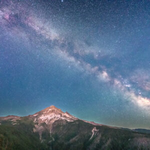 Milkyway over Mt Hood